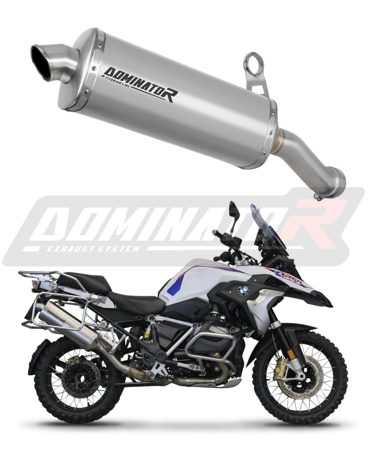 BMW-R1250GS-2018—2020-EXHAUST-Muffler-Auspuff-Sportauspuff-Silencer-Echappement-Silencieux-Scarico-Scarichi-Escape-Wydech-Tlumik-P7-Titanium-Tytan-Dominator-Exhaust-System-EU-Approved-Homologacja-x