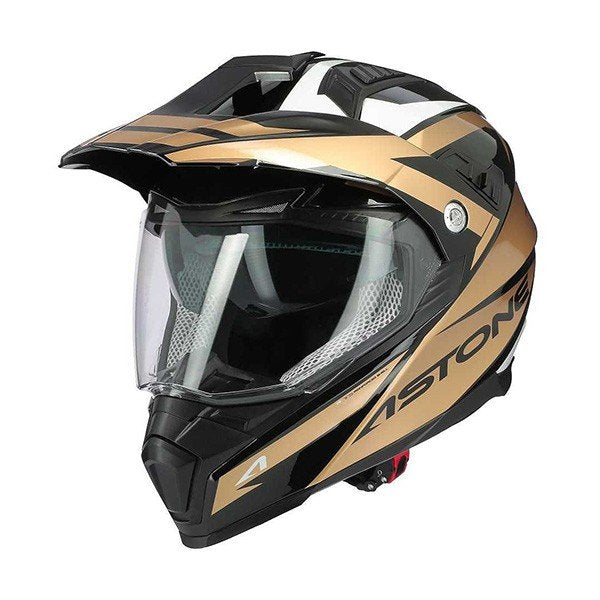 CASQUE ASTONE CROSSMAX OURAGAN GOLD