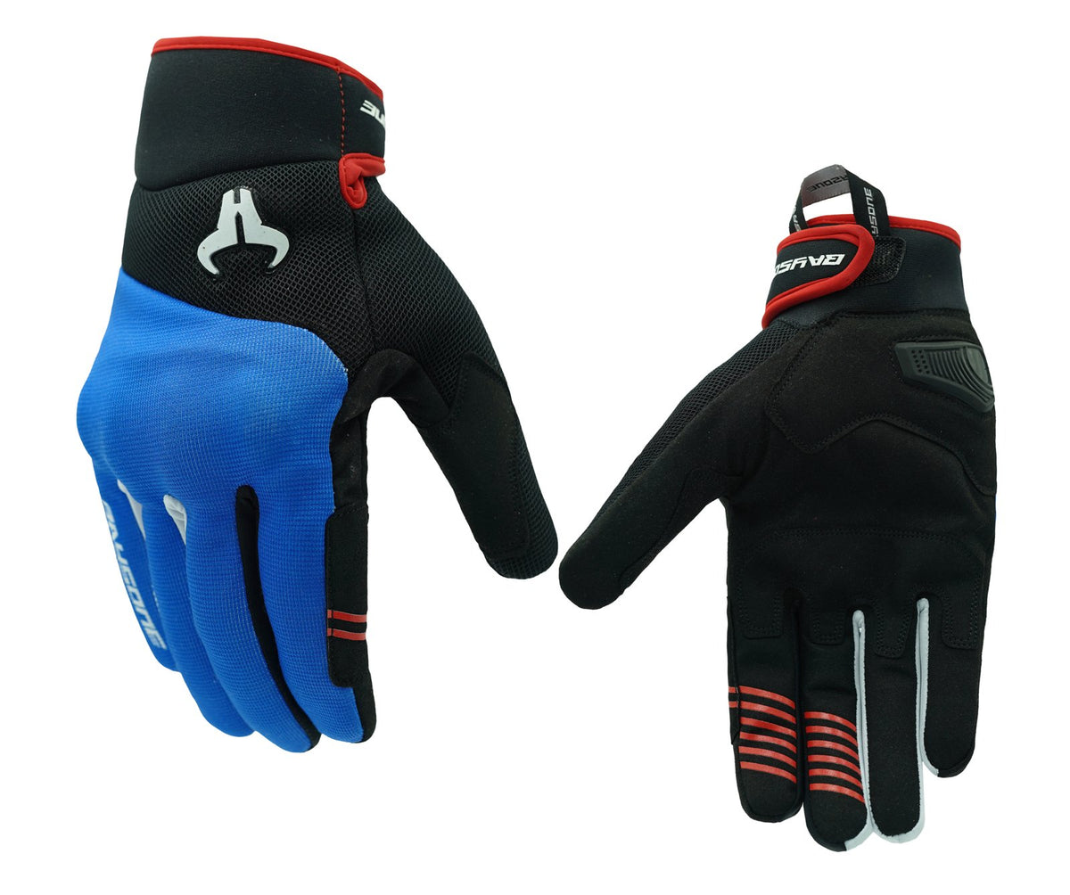 GANTS BAYSONE HYKER NOIRROUGEBLEU